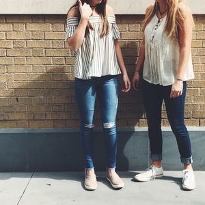 Off the shoulder top